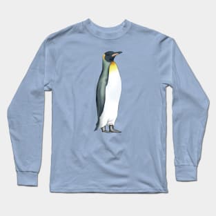 Emperor penguin original digital art Long Sleeve T-Shirt